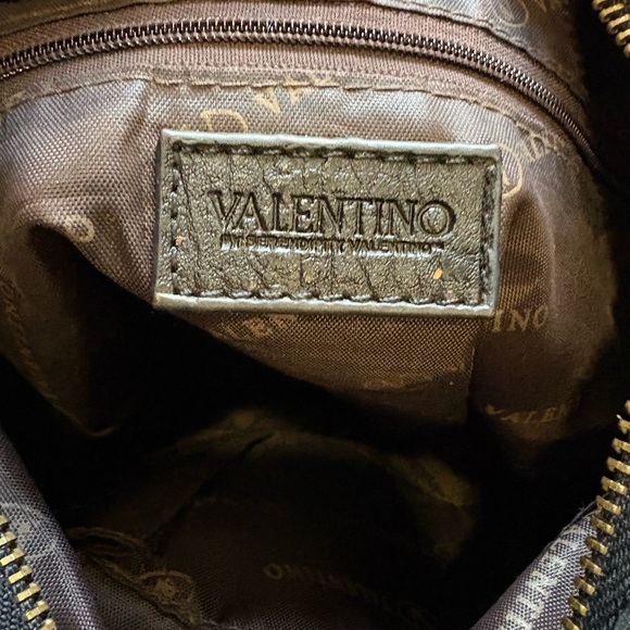 Valentino By Serendipity Valentino Black Leather Crossbody Bag - Picture 7 of 12